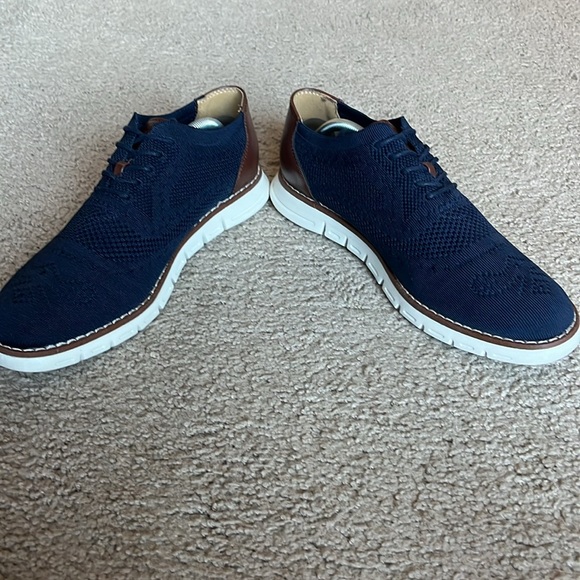 Nautica Men's Wingtip Oxford Lace-Up Sneakers - No Box - Picture 3 of 5